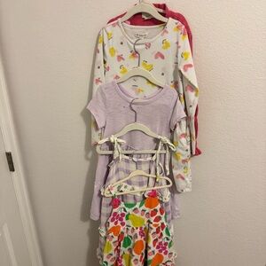 5pcs Bundle of Well Loved Dresses and Cardigan: Boden, Peek, Cat & Jack,…